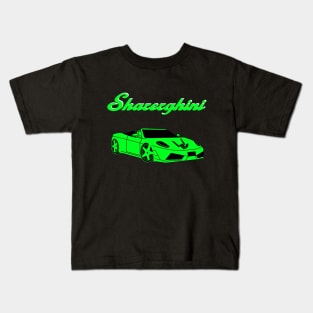 sharerghini green Kids T-Shirt